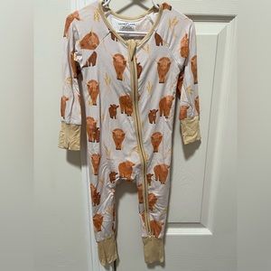 Caden Lane zip romper 6/12m